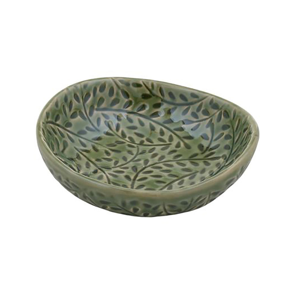 Venus Ceramic Bowl - Green Ivy
