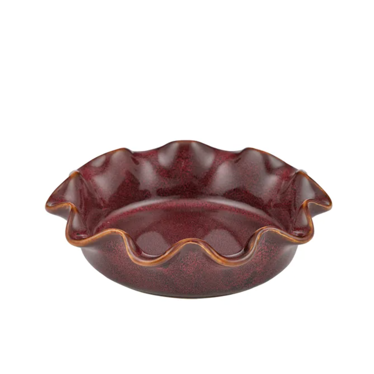 Amore Small Ceramic Baker/Dish - Burgundy
