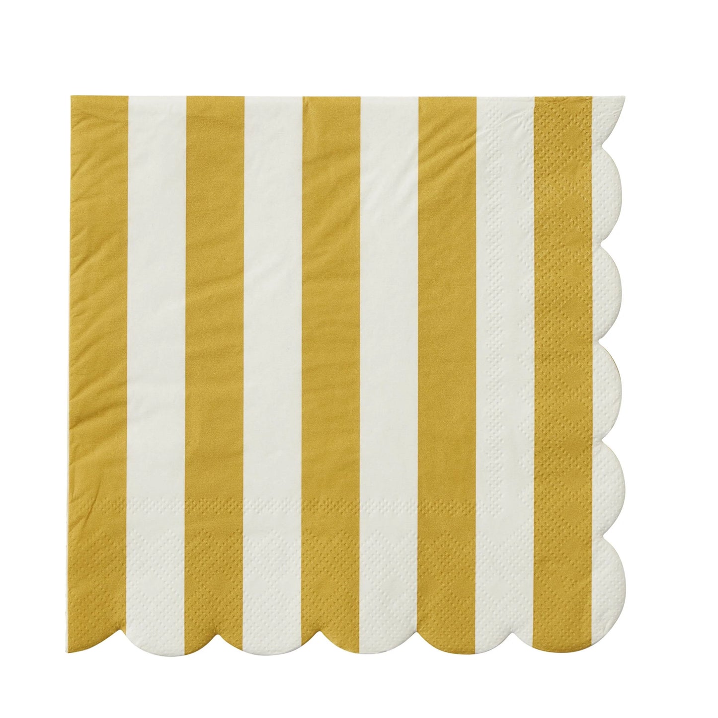 Carnival Napkin - Mustard Stripe
