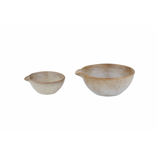 Francis Ceramic Prep Bowls - Natural