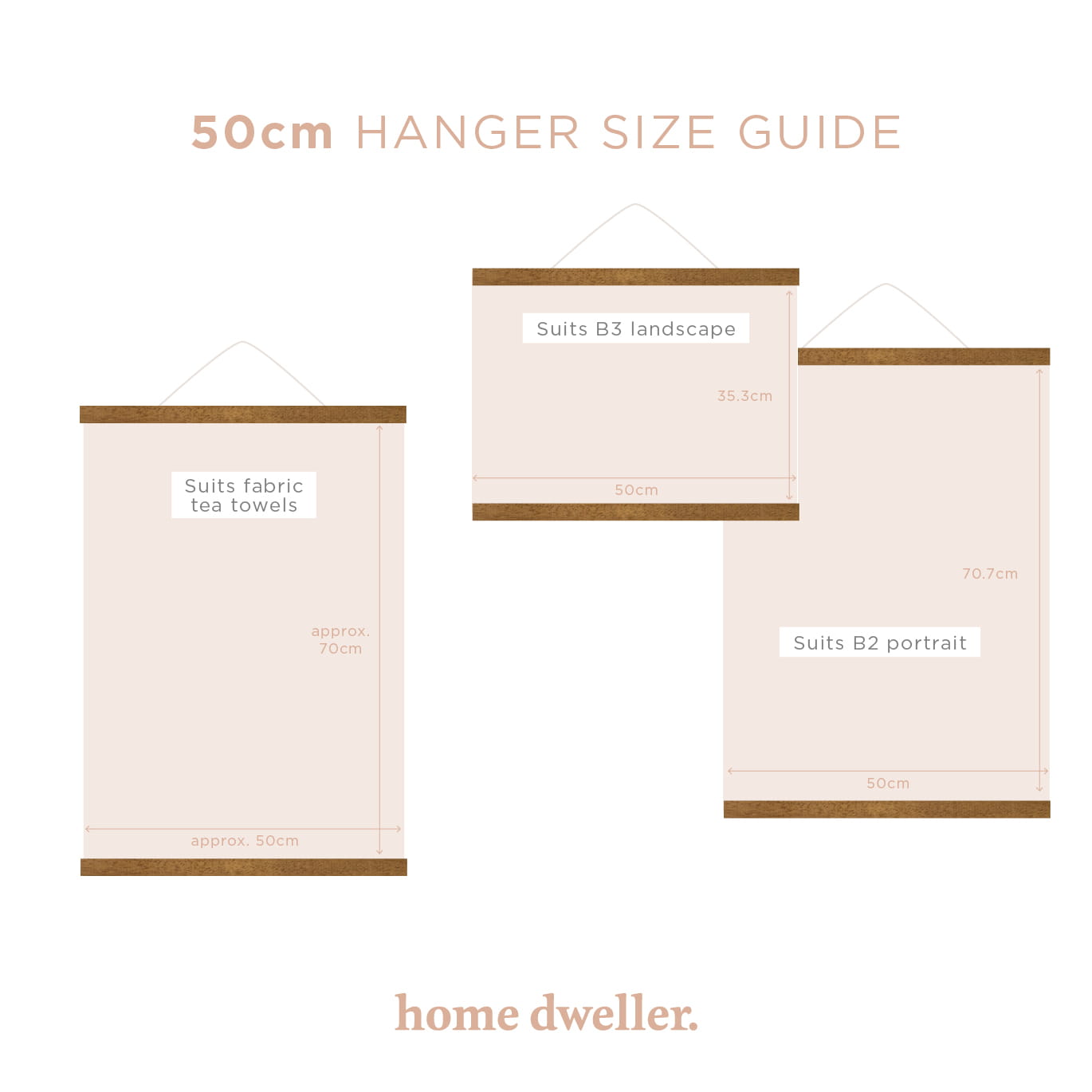 Magnetic Print Hanger - 50cm