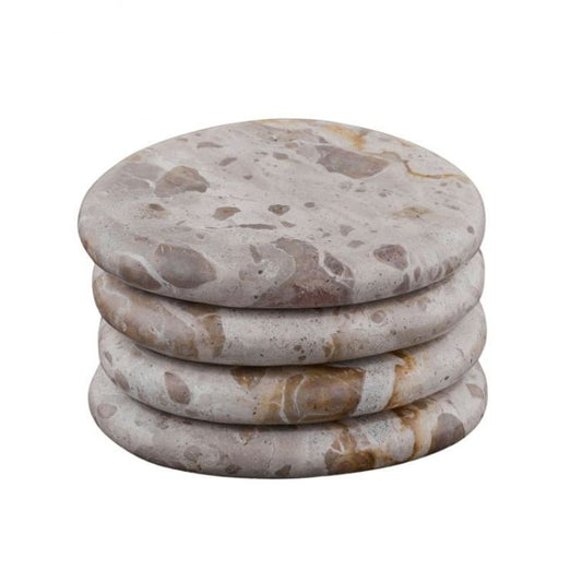 Xena Coaster - Taupe Marble