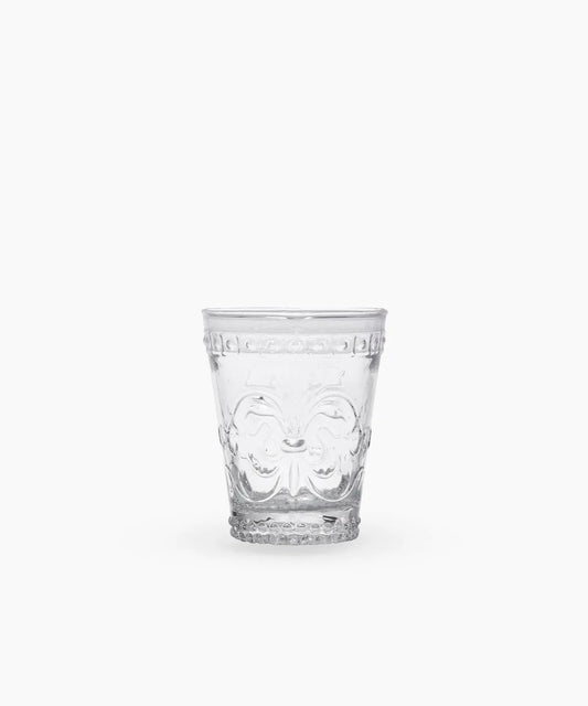 Fleur De Lis Chunky Tumbler - Clear