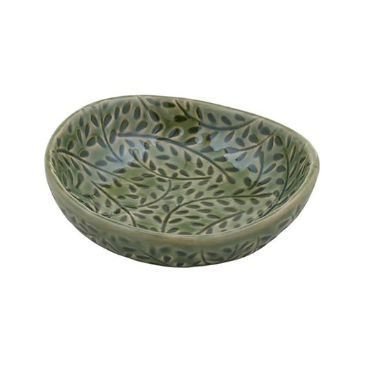 Venus Ceramic Bowl - Green Ivy