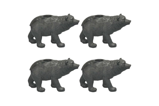 Bear Candle Holder - Black