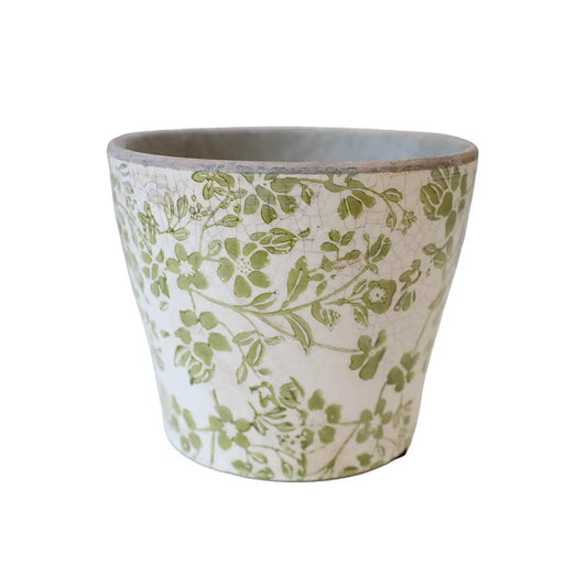 Ceramic Planter - Cottage Floral