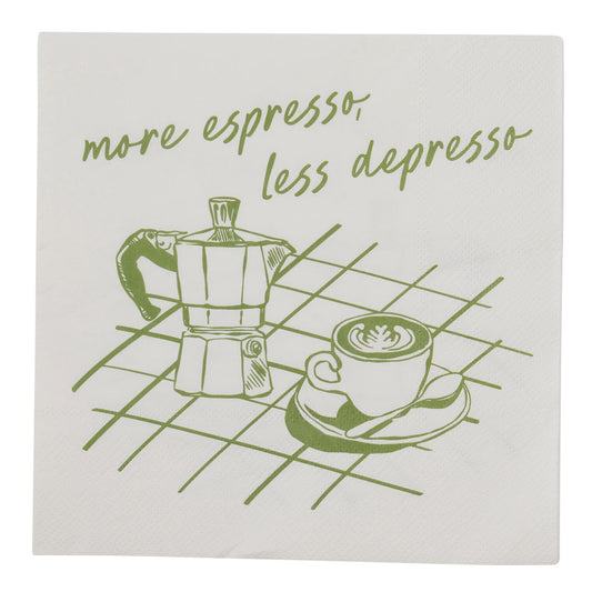 Napkins - More Espresso / Less Depresso