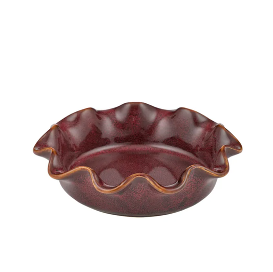 Amore Small Ceramic Baker/Dish - Burgundy