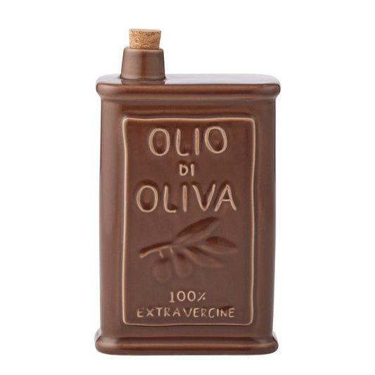 Olio Ceramic Oil Bottle - Cocoa