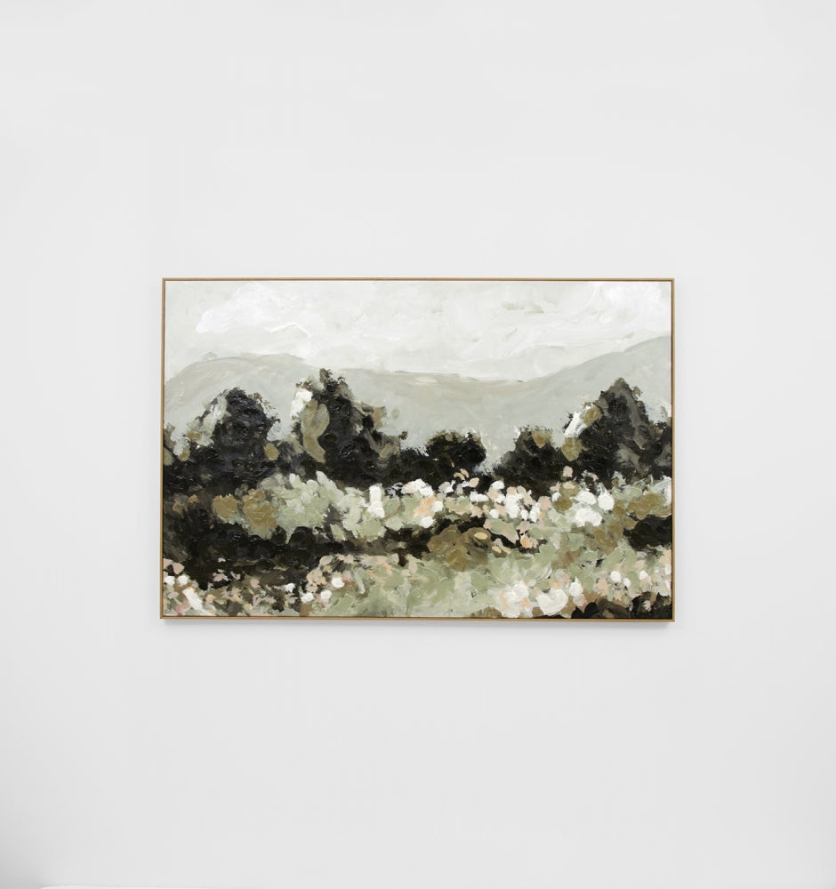 Hillside Meadow Green Print - 150x100