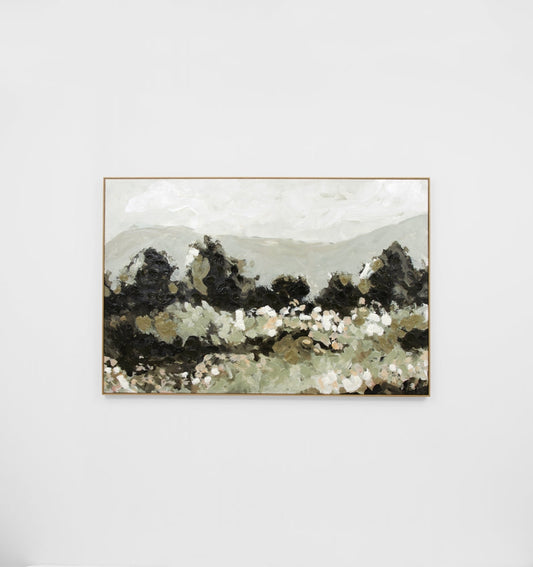 Hillside Meadow Green Print - 150x100